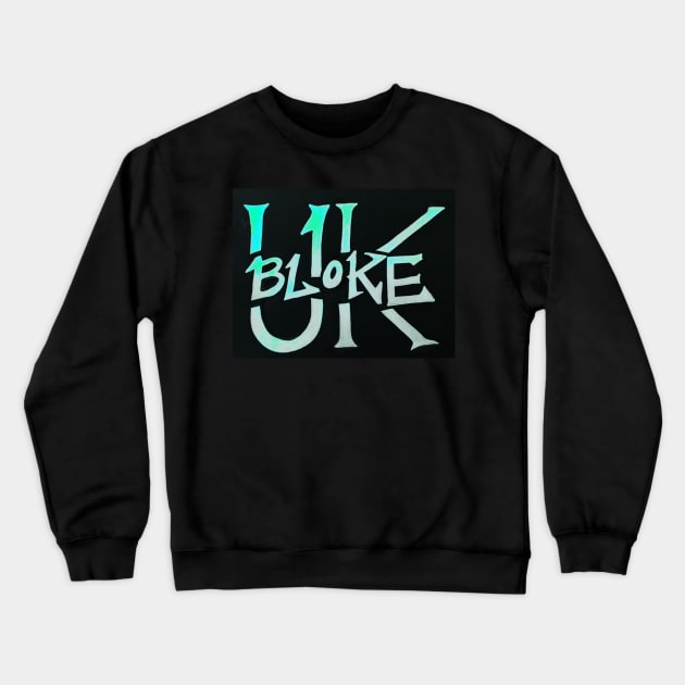 UK Bloke Indie Music Crewneck Sweatshirt by backline